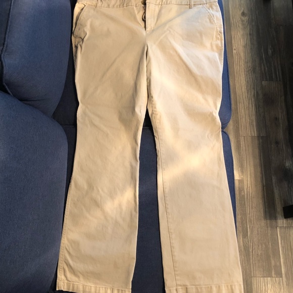 women's boot cut khakis